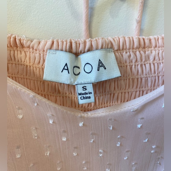 ACOA Pink Peplum Long Sleeve - Picture 3 of 5